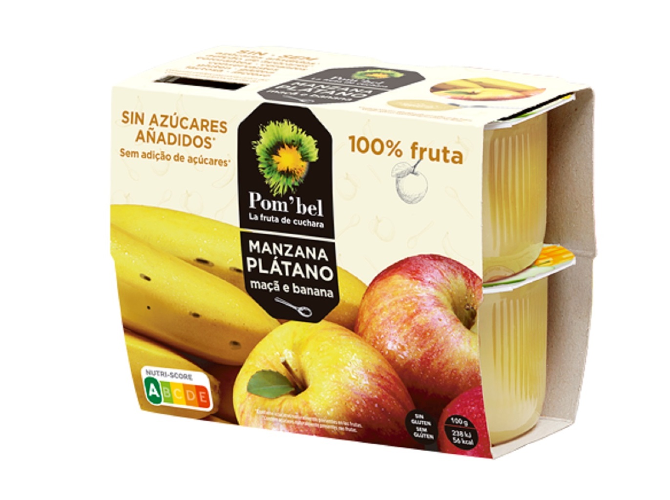 Puré de Fruta Pêssego + Maçã + Banana