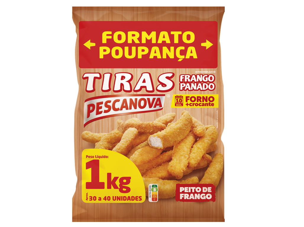Tiras Frango Panado