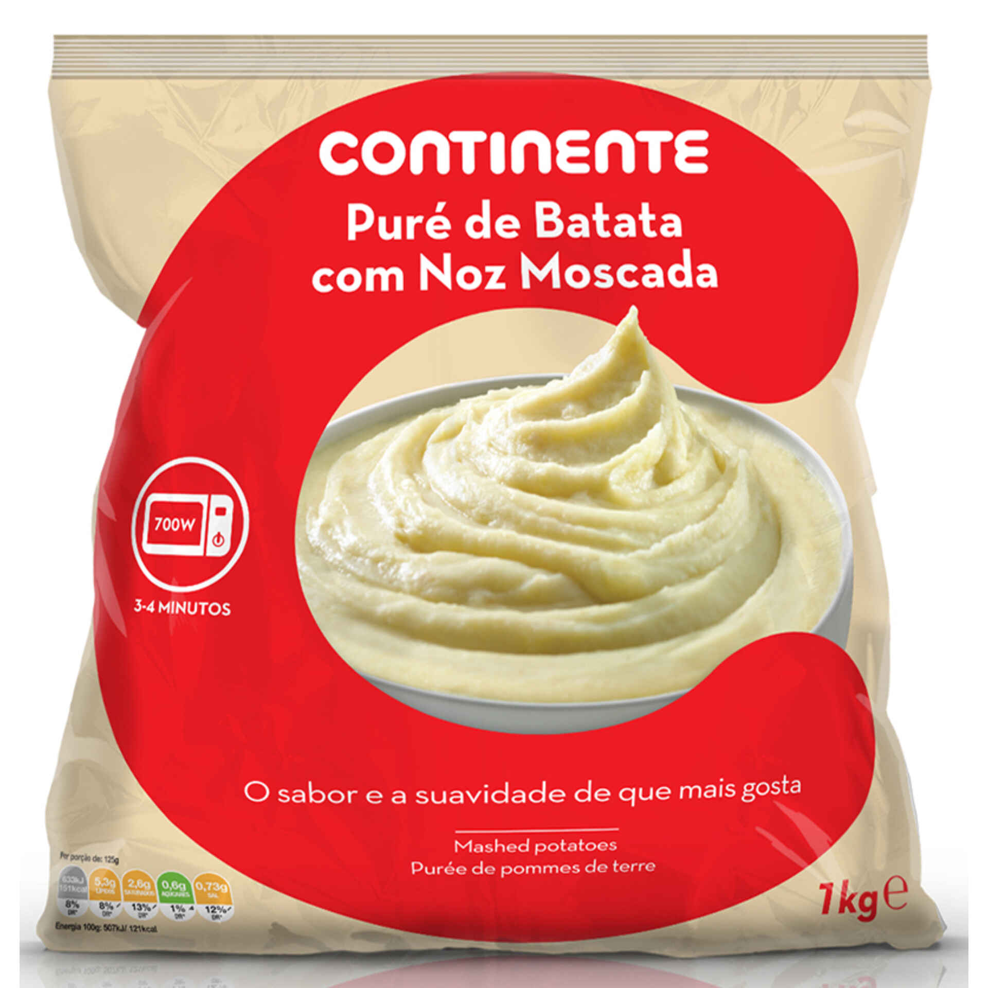Pure De Batatas Congelado