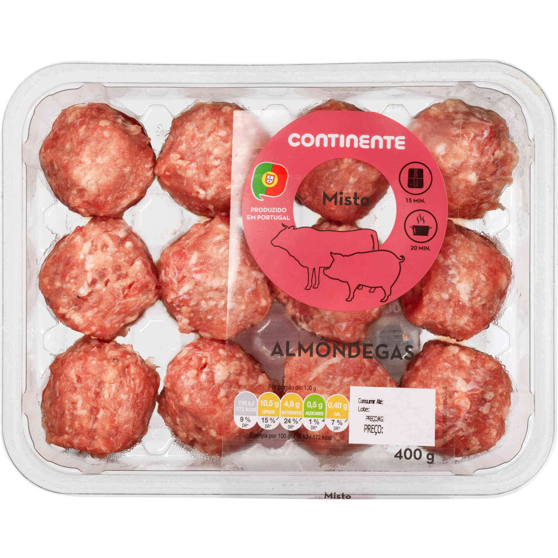 Almôndegas Misto
