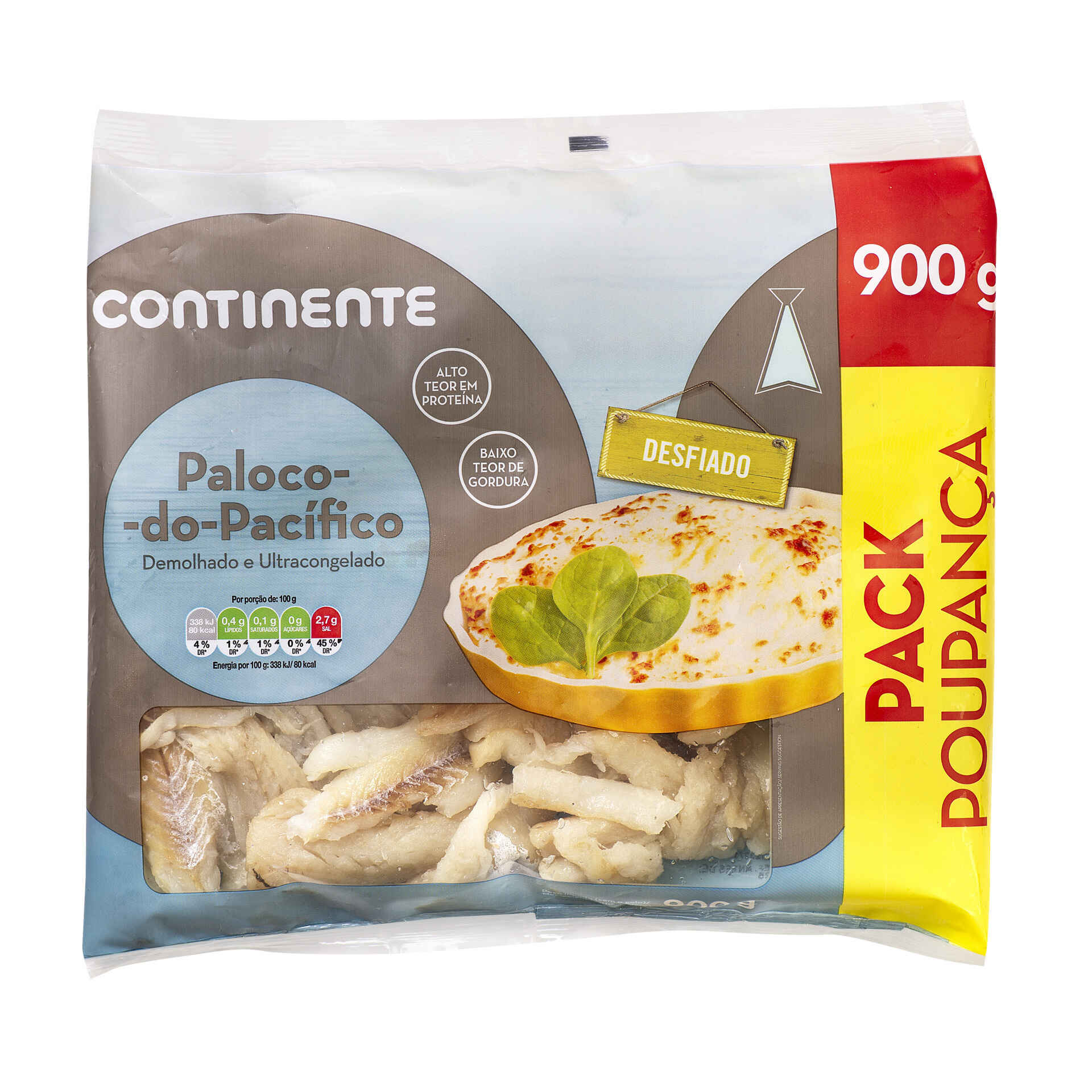 Paloco Do Pacifico Demolhado E Ultracongelado