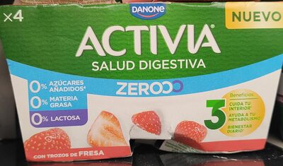 Saúde Digestiva Zerooo con Trozos de Fresa