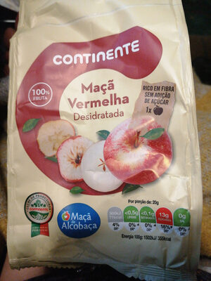 Maçã Vermelha Desidratada