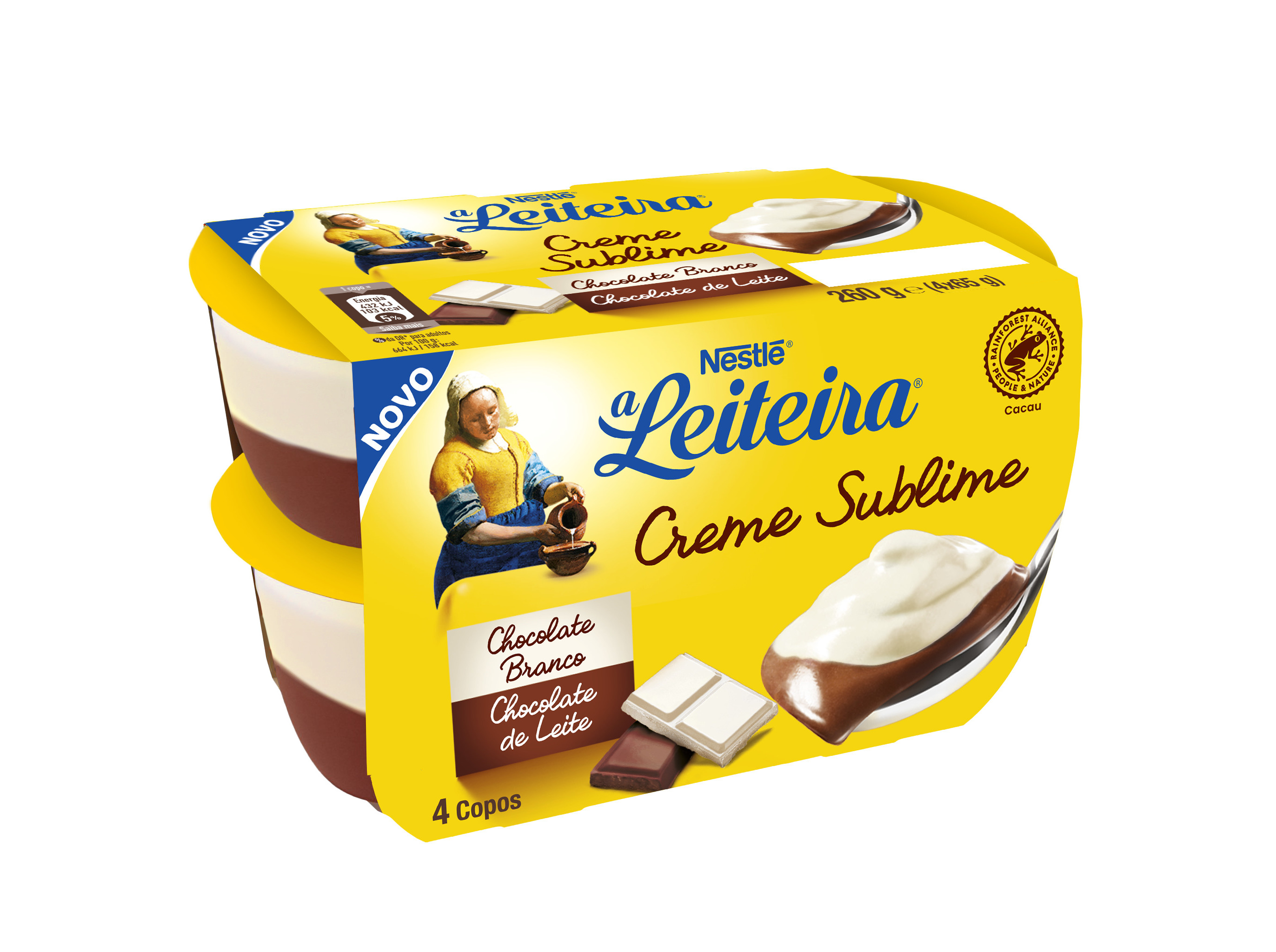 SOBREMESA LÁCTEA CREMOSA SABOR CHOCOLATE Carolina 720g