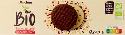 Sablés nappés Chocolat noir
