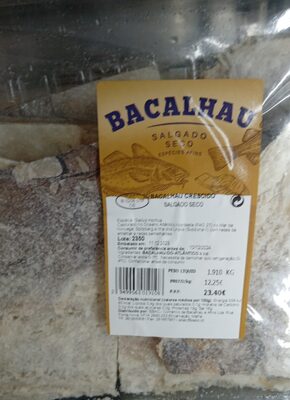 Bacalhau Crescido Salgado Seco
