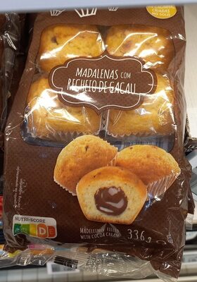 Madalenas com Recheio de Cacau