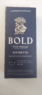 Café cápsulas ristretto