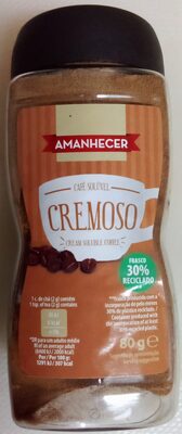Café solúvel cremoso