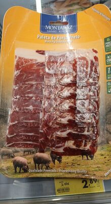 Paleta de porco preto Montaraz