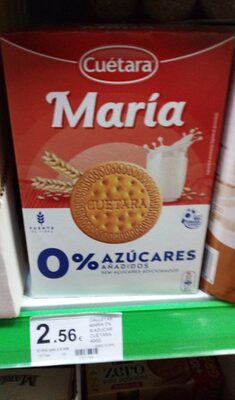 Galletas maria 0% azúcares