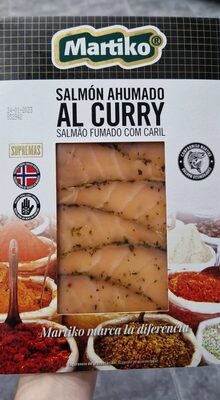 Salmón ahumado al curry