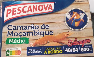 Camarão de Moçambique Médio