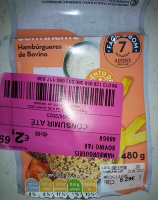 Hambúrgueres de Bovino