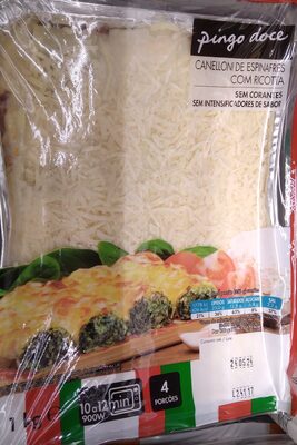 Canelloni de Espinafres com Ricotta