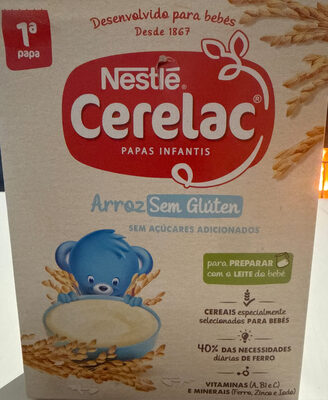 Papa de arroz sem glúten
