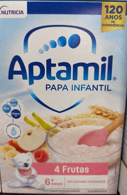 Papa Infantil 4 Frutas