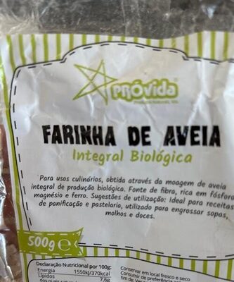 Farinha de Aveia Integral Biológica