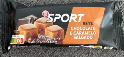 Barra Sport Chocolate E Caramelo Salgado