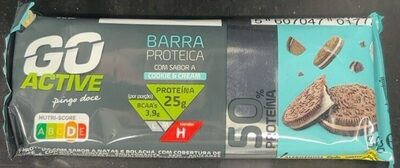 Barra Proteica com Sabor a Cookie & Cream