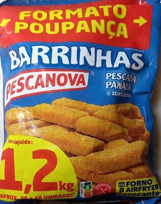 Barrinhas Pescada Panada Formato Poupança