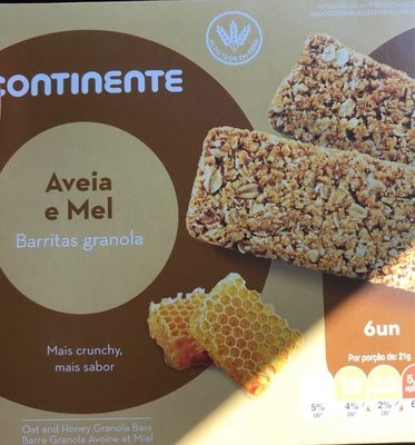 Barritas aveila e mel