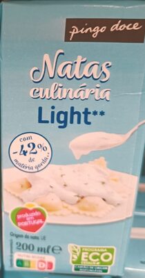 Natas culinária Light**