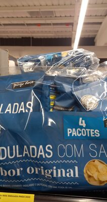 Batatas Onduladas com sal Pingo Doce