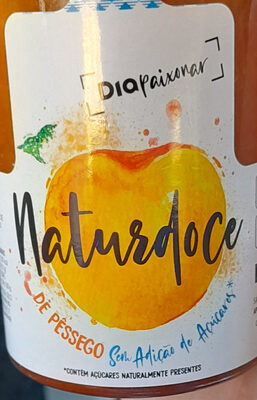 Naturadoce de Pêssego sem Adição de Açúcares*