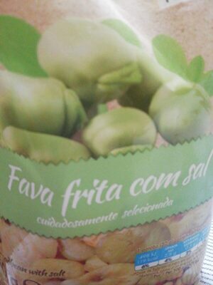 Fava frita com sal