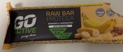 Raw Bar Proteica Banana e Amendoim