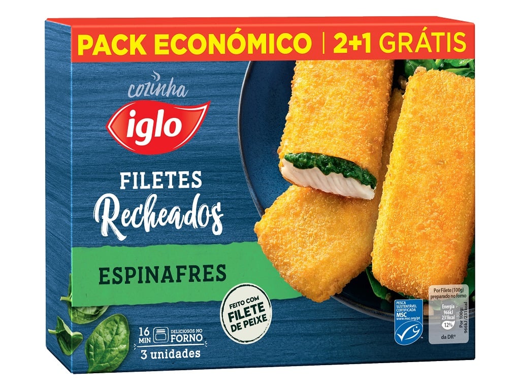 Filetes Recheados Espinafres