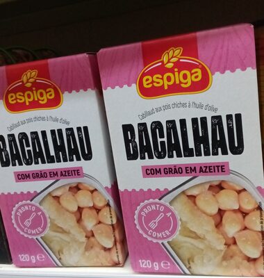 bacalhau com grão em azeite espiga