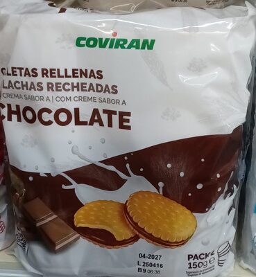 bolacha coviran recheio choc