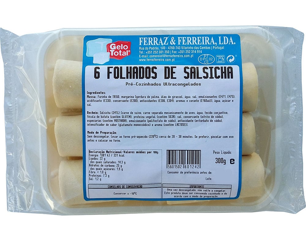 Folhados Salsicha