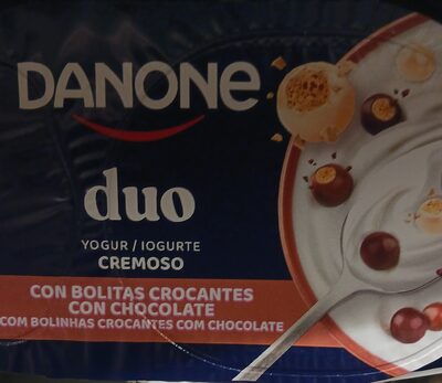 duo Iogurte Cremoso com Bolinhas Crocantes com Chocolate