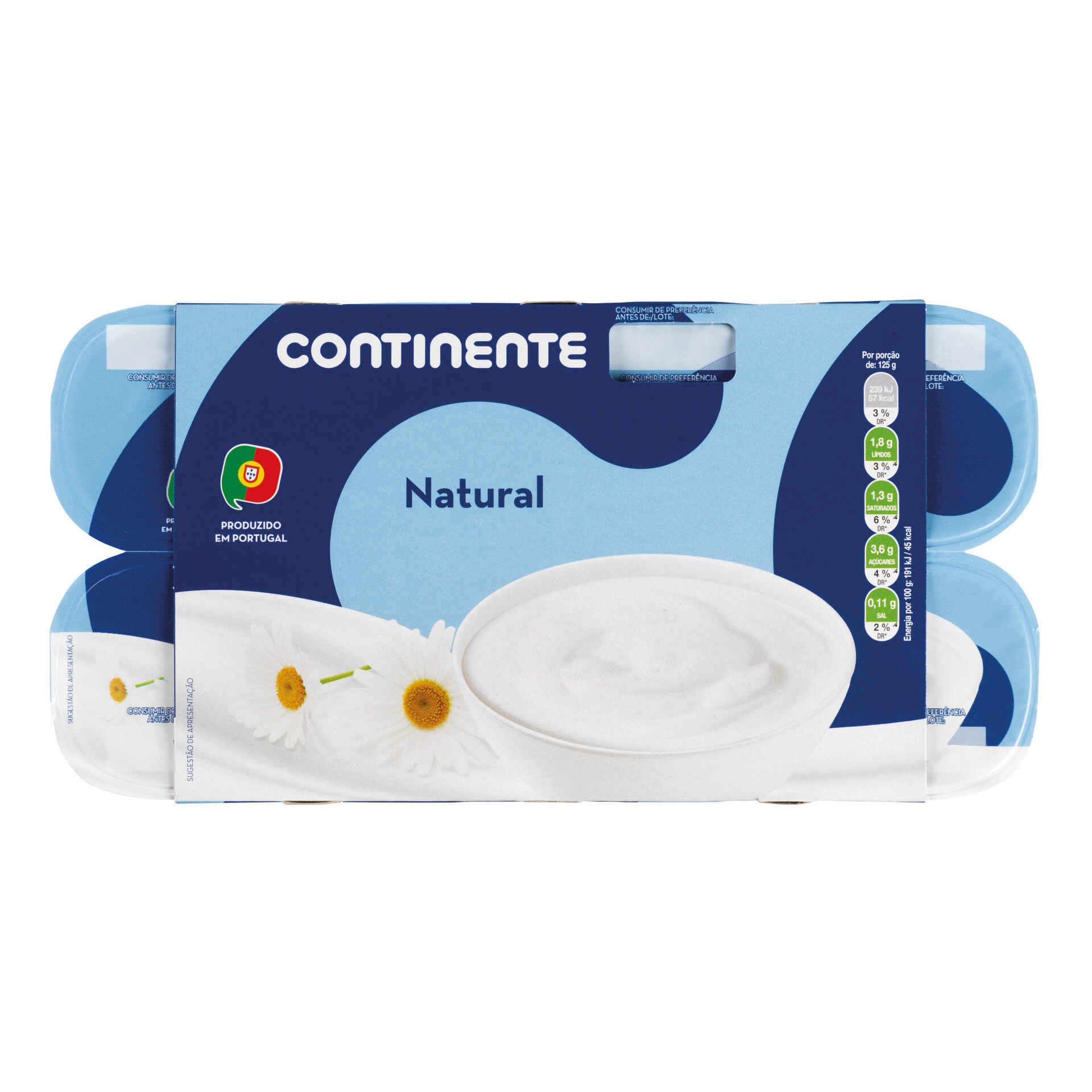 Iogurte Natural Açúcar