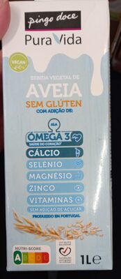 Bebida Vegetal de Aveia sem Glúten