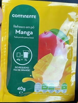 Refresco em Pó Manga