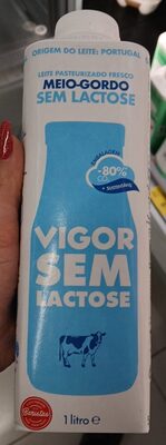 Leite Pasteurizado Fresco Meio-Gordo sem Lactose