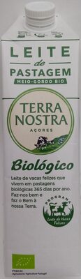 Leite de Pastagem Biológico Meio-Gordo
