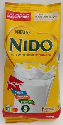 Leite em pó gordo instantâneo