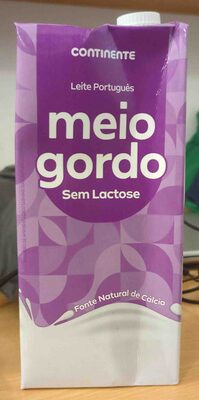 Leite meio-gordo UHT sem lactose