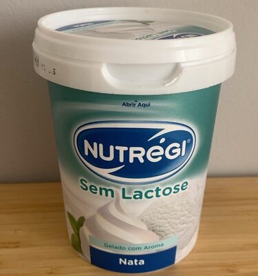 Gelado com aroma nata