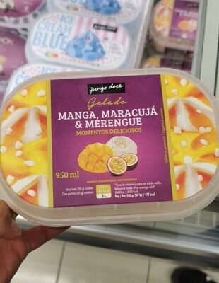 Gelado manga maracujas merengue