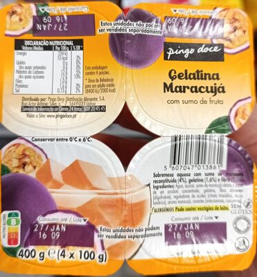 Gelatina Maracujá