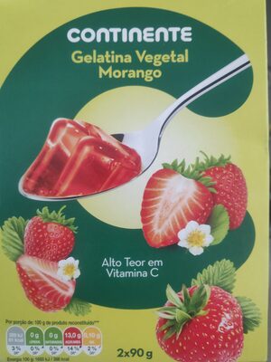 Gelatina Vegetal Morango