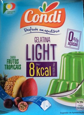 Gelatina Light Sabor Frutos Tropicais