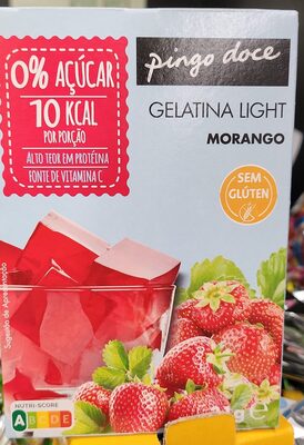 Gelatina Light Morango