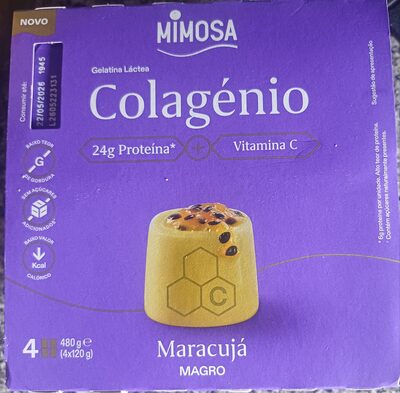 Gelatina lactea colagénio maracuja magro
